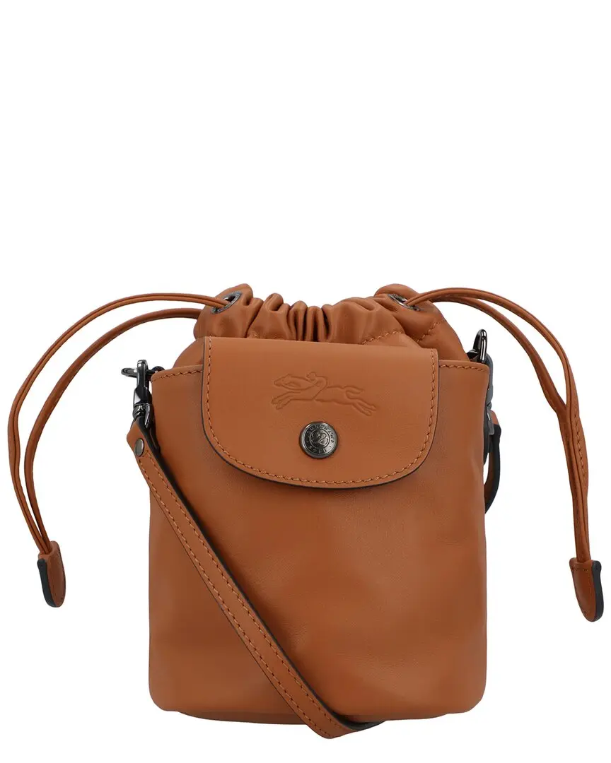 Longchamp Le Pliage Xtra XS Leather Bucket Bag