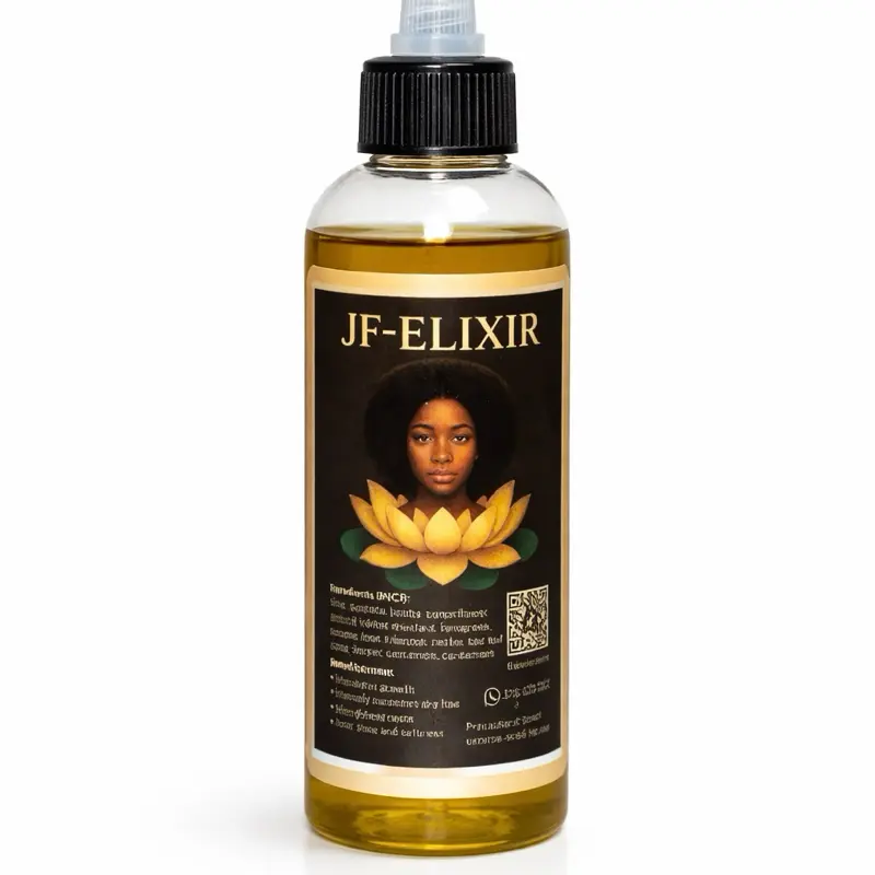 JF-ELIXIR Hair Oil for Dry Scalp Shine Soft Hair Natural Hair Care