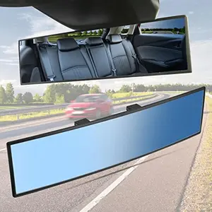 Universal Wide-Angle Interior Clip-On Car Rearview Mirror, Blind Spot Reduction Car Accessory, Automotive