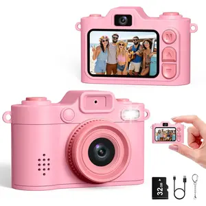 Digital, 1080P Mini Digital Camcorder with 32G,  Pocket Camera for Travel Vlog Fun Recording, Long  Life Gadget, Christmas Birthday  for  Teens