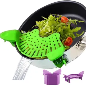 Silicone Clip-on Strainer Anti-spill