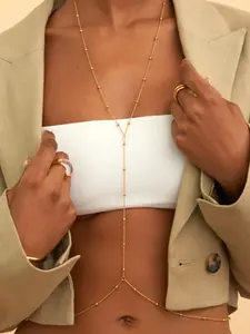 Women's Elegant Minimalist Body Chain, Exquisite Trendy Body Jewelry for Women, Chic Body Jewelry for Party & Daily Decor, Belly Chain