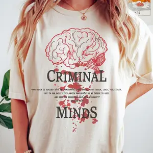 Criminal Minds T-shirts Inspired By The Hit Show Tshirt Cotton Top