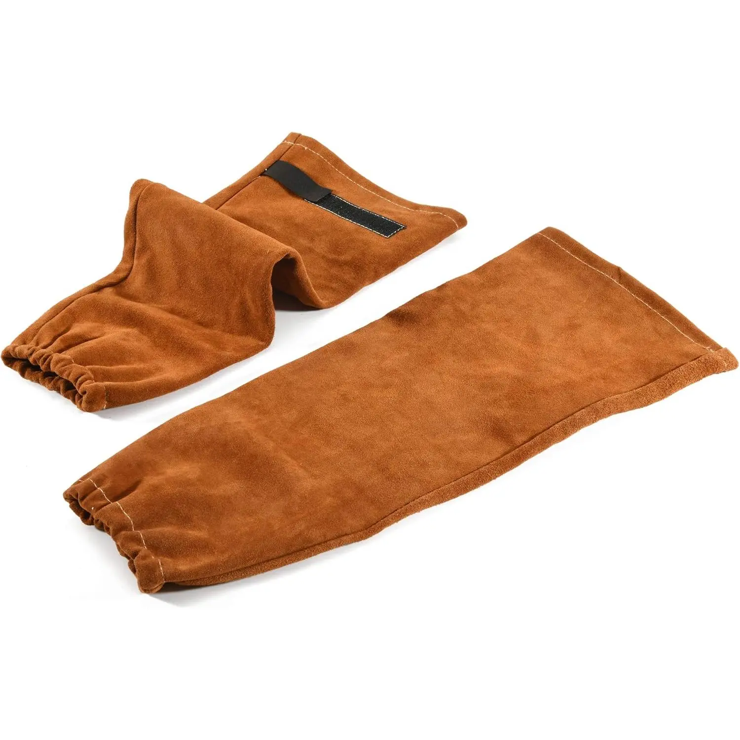 Leather Welding Work Sleeves for Men&Women - Heat&Flame Resistant Arm Protection with Kevlar Stitching and Cotton Lining