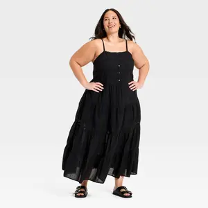 Women's Sleeveless Lace Maxi A-Line Dress - Universal Thread