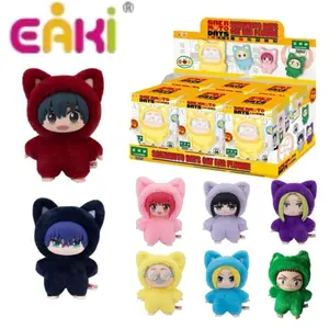 New EAKI 100% Original Sakamoto Days Cat Paradise Party Series Blind Box Plushie Stuffed Animal - Anime Peripheral Collection Toy Gift for Fans