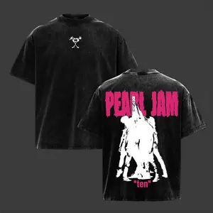 Retro Washed Tee Pearl Jam Album T-Shirt - 90s Grunge Band Tee, Vintage Rock Graphic Shirt, Unisex Music Fan Gift, Eddie Vedder Merch