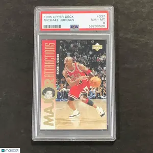 1995 Upper Deck #337 Michael Jordan PSA 8 NM-MT Bulls