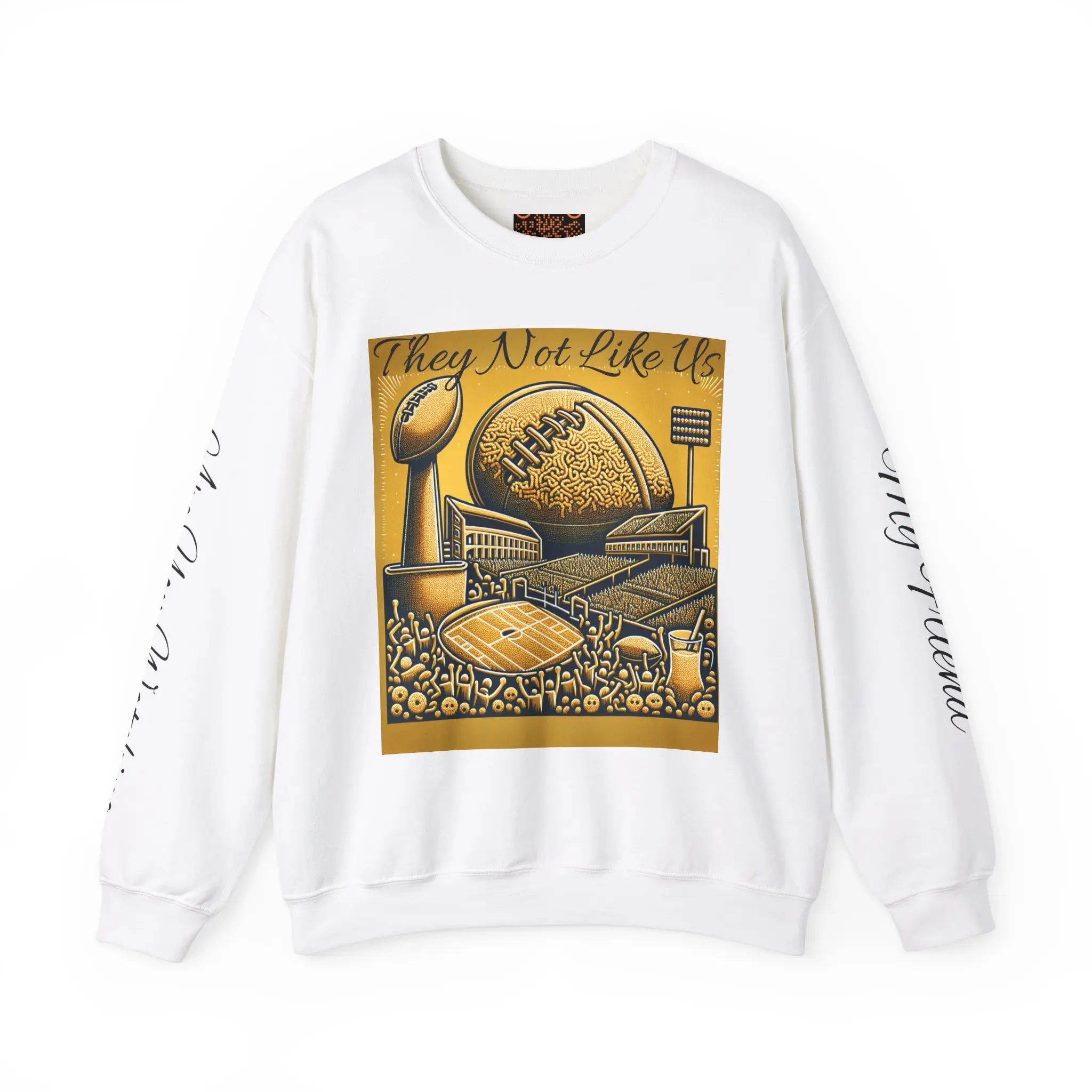 Gaming Crewneck Sweatshirt, They Not Like Us Game Over, Unisex Sweatshirt, Gamer Gift, Video Game Apparel, Heavy Blend Sweatshirt