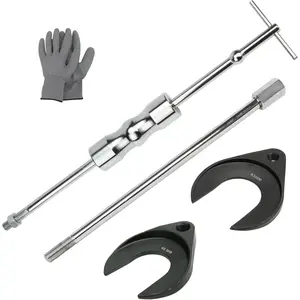 Cybertron Tools  Inner CV Axle Puller Tool Set with 5/8"-18 Slide Hammer & Adapter Inner CV Joint Removal Tool Kit Front Wheel Drive Axle Puller Set Compatible with Taurus Sable FWDs from 1986 to 2021