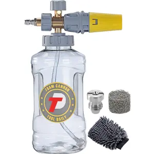 1/4-Inch Quick-Connect High-Pressure Snow Foam Cannon, Multipurpose Adjustable Foam Blaster, Snow Foam Lance, Car Washing & Maintenance Tool, Snow Foam Sprayer