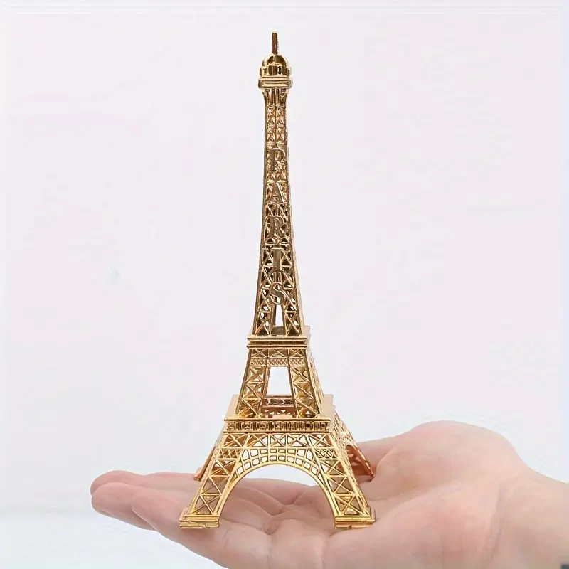 1pc Eiffel Tower Ornament Model Creative Birthday Gift Home Living Room Wine Cabinet Decorations