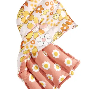Therapeutic heating-cooling rice bag, body pad, rice bag, heat pad, cold pack, doula, massage, spa, selfcare, hippie, peace, daisies