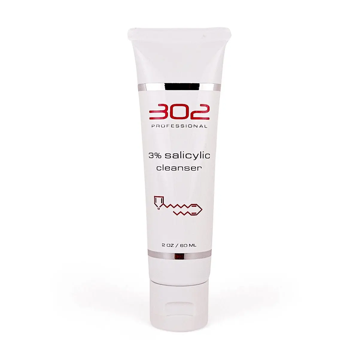 302ProfessionalSkincare 3% Salicylic Acid Cleanser - Mild Facial Wash that Soothes Skin, Fragrance Free Formula for Adults, 3.4 oz, Preservative-Free