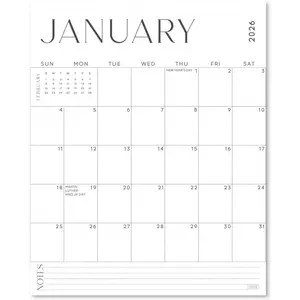 SO Modern  Fridge Calendar from January 2026-June 2027 - -Off Refrigerator Calendar to Track Events  Appointments - 18 Month  Planner for Fridge for Easy Planning-9.6x12 in.