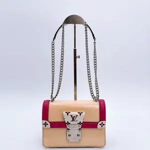 Pre-owned Louis Vuitton Creme Vernis and Monogram Canvas LV Wynwood Bag