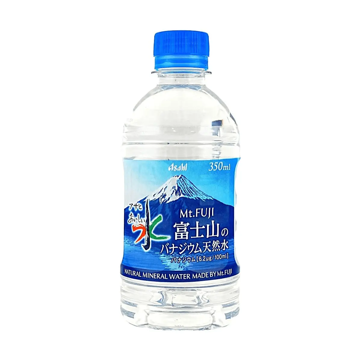 ASAHI Mt. Fuji Natural Mineral Water 350ml - Rich in Vanadium, Pure Soft Water for Daily Hydration