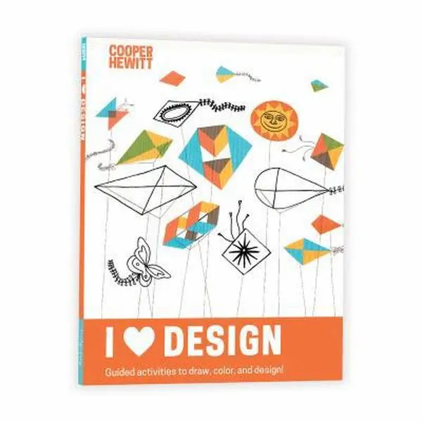 USED - I Heart Design: Guided Draw, Color, Design Learning Activity Book (Soft Covers Children's Coloring Book) by Mudpuppy, Childrens Book, Coloring Books