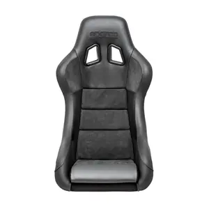 Sparco Seat QRT Performance Leather/Alcantara Black (Must Use Side Mount 600QRT)