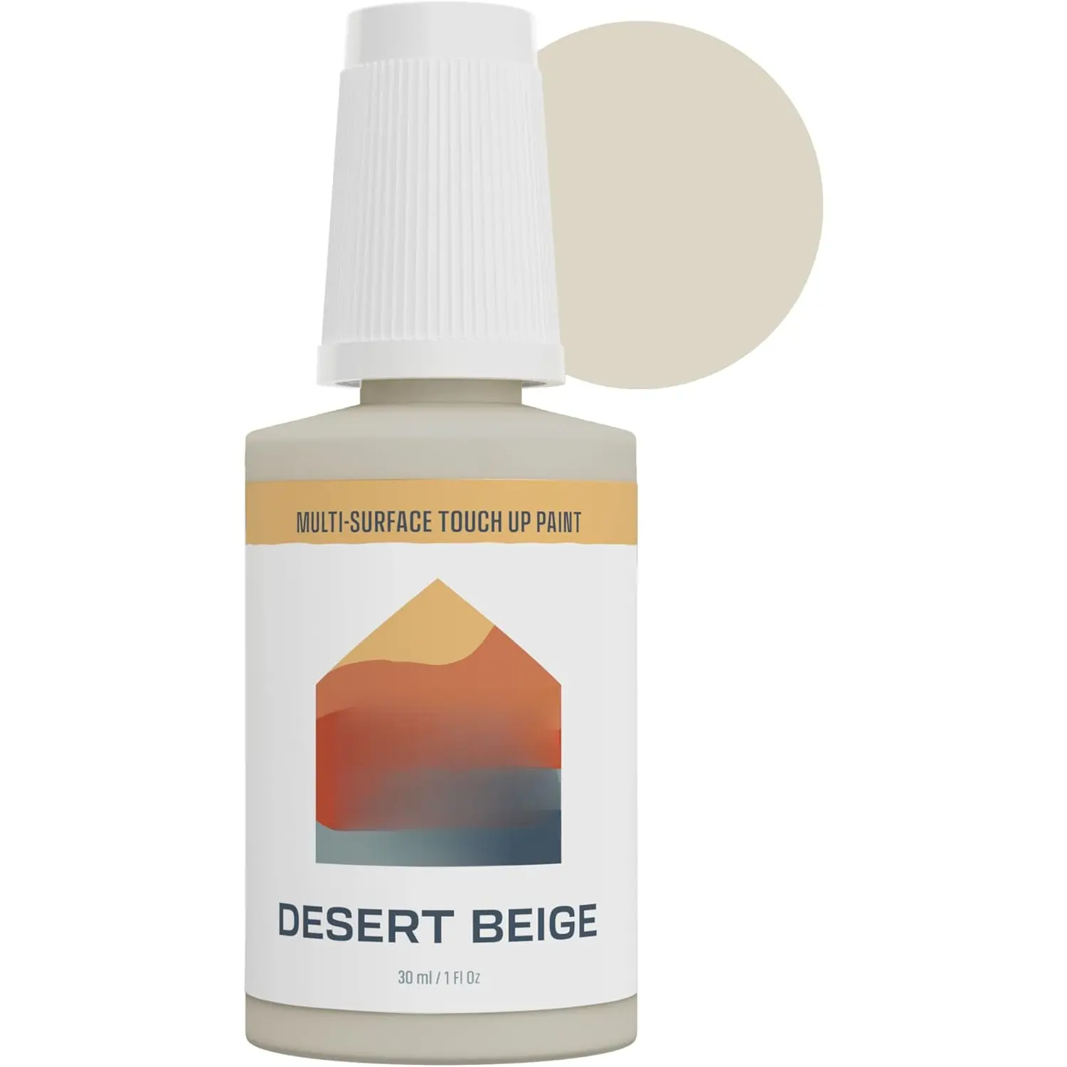 Porcelain + Appliance Touch Up , Desert Beige, 1oz, High-Gloss, w/Brush in Bottle, for Appliances