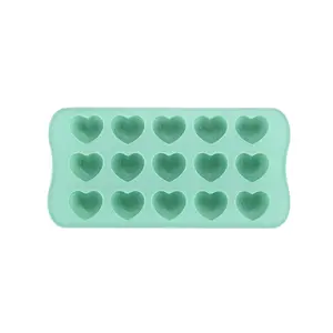 Silicone Heart Chocolate Mold Non-Stick Easy Release Multi-Purpose Baking Silicone Mould for Cooking & Desserts Reusable Chocolate Mold