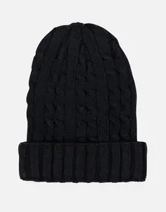 Mens Kim And Bae Cable Cuff Beanie