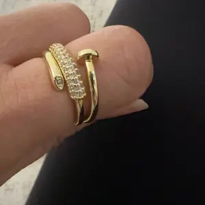 Women's Elegant Ring with Zirconia Inlay, Perfect Gift, Jewelry Accessory