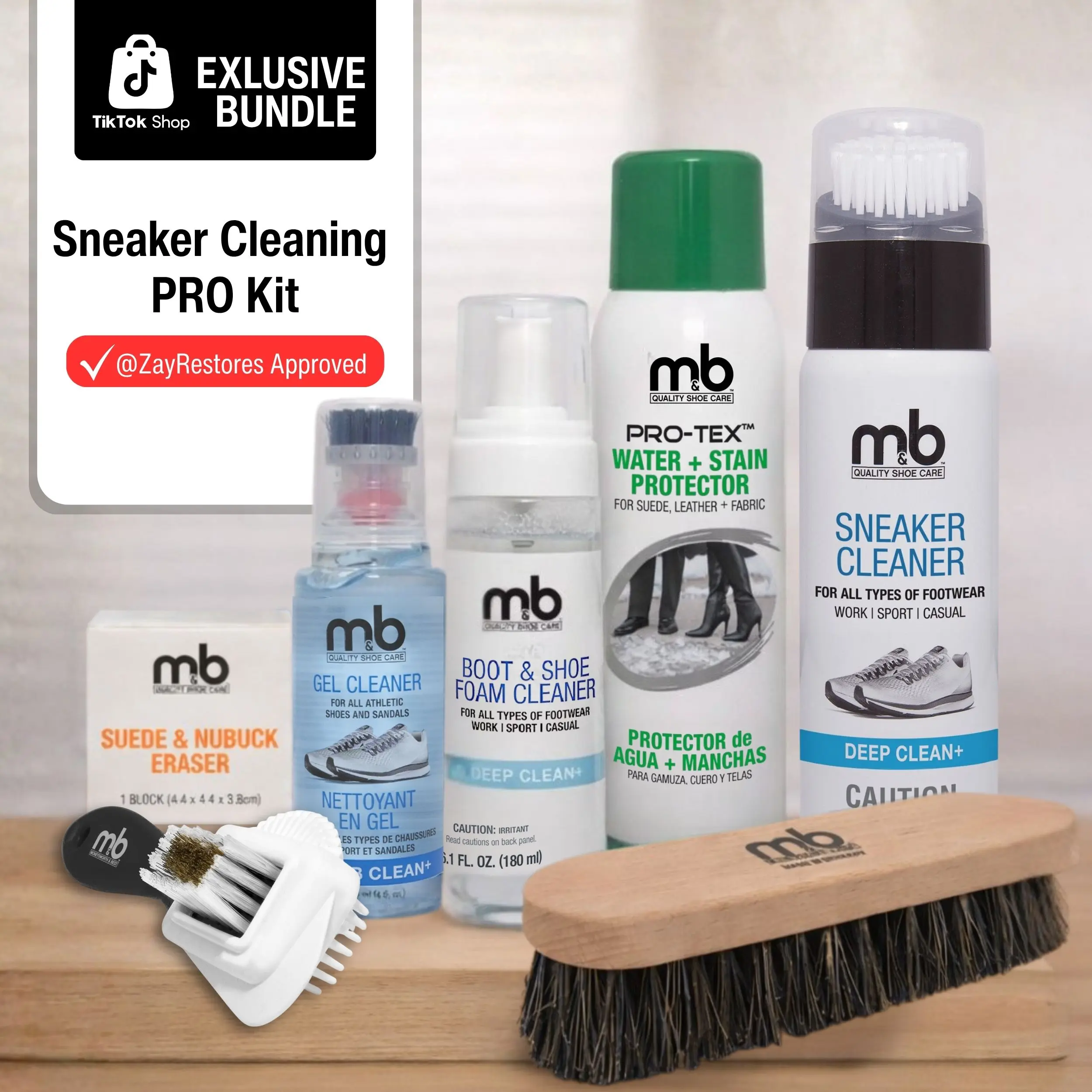 M&B Sneaker Cleaning PRO Kit