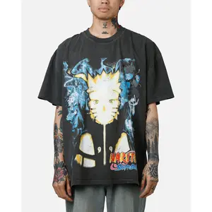 73Studio X Naruto Naruto Shippuden Heavyweight T-Shirt Black Wash