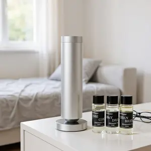 One Gift Waterless Cold Air Diffuser Covers 1000 Sqft with Remote Control 3 Luxury Scents LED Lights USB Powered for Easy Space Upgrade