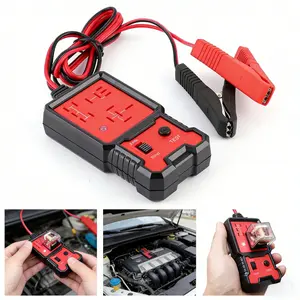 Car Automotive Circuit Tester Portable Battery Diagnostic Checker Tool Professional Car Relay Tester for Easy Troubleshooting and Accurate Readings