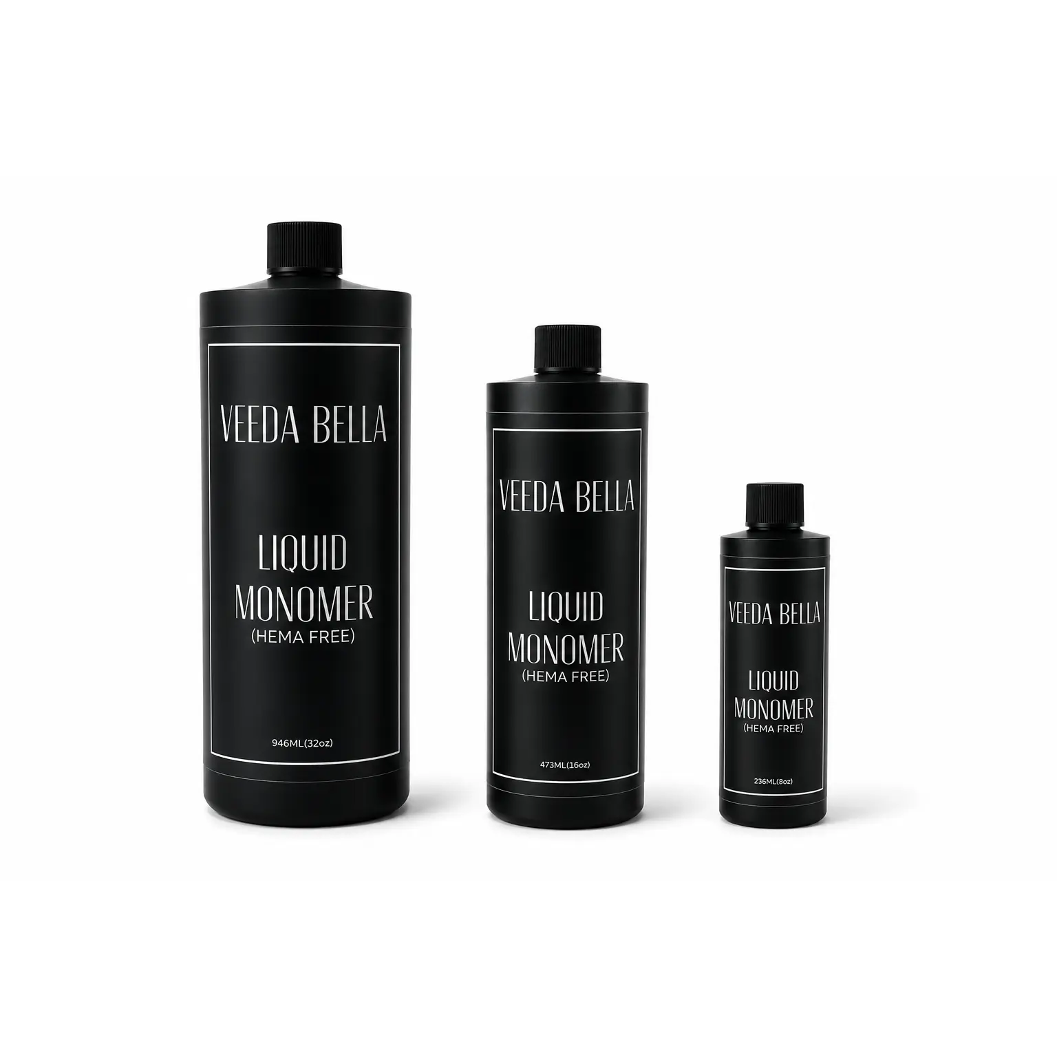EMA Acrylic Monomer, HEMA & MMA-Free, Made in USA, Acrylic Liquid for False Nail Care & Art Decoration