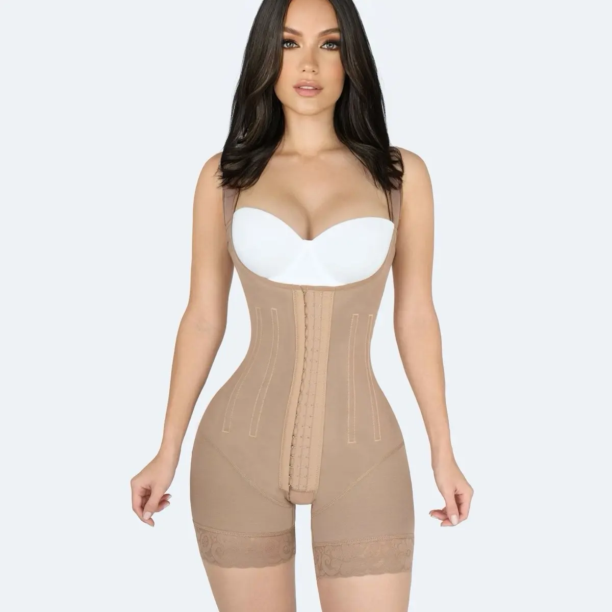 High Compression Full Body Hourglass Tummy Control Colombian Faja - Stage 3