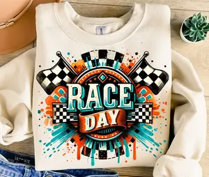 Race Day shirt, Game Day shirt, Retro Checkered Racing shirt, Race Season shirt