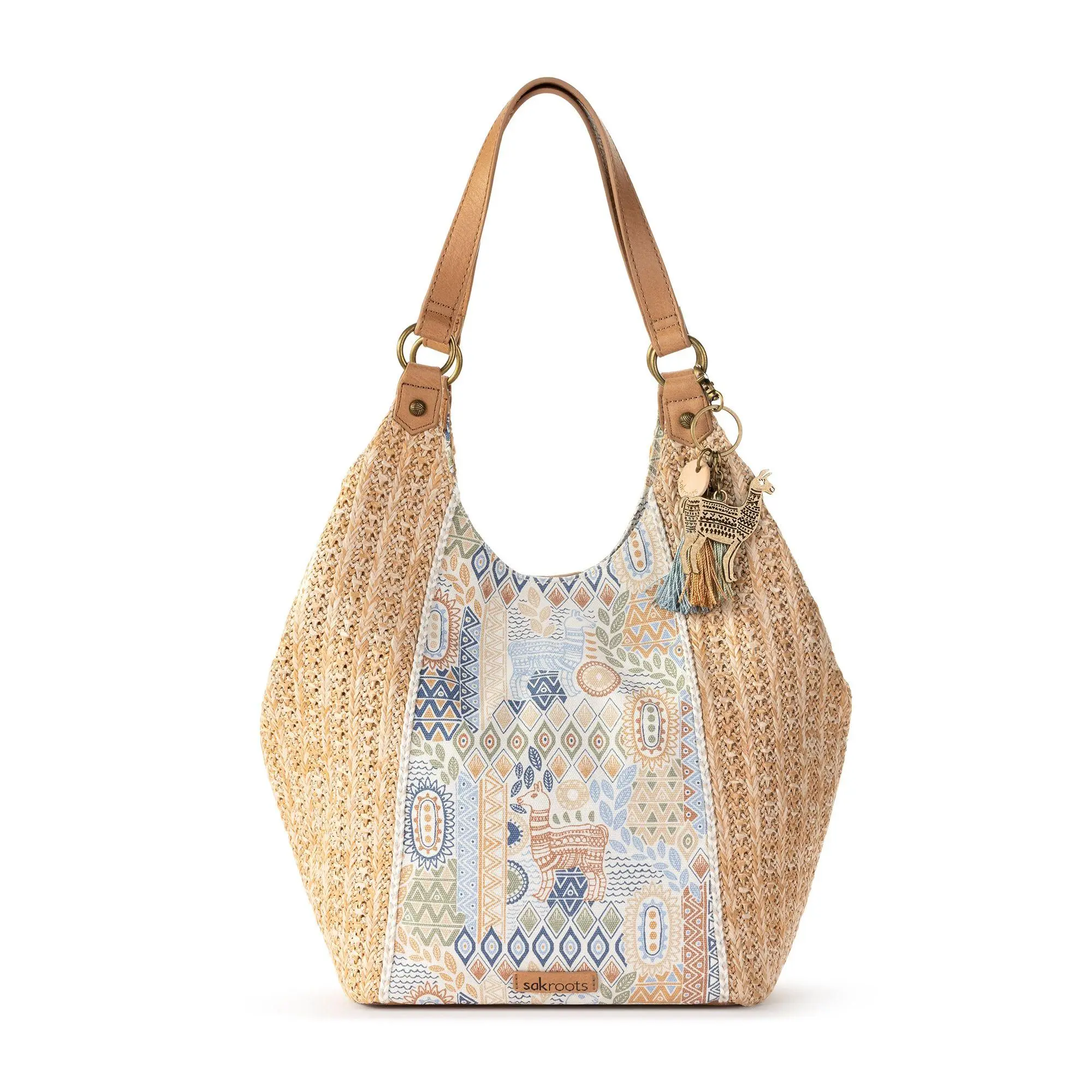 Sakroots Roma Straw Shopper