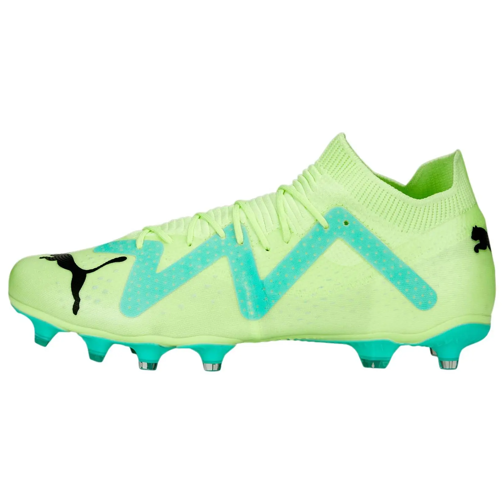 Puma Future Match Round-Toe Laced AG/FG Cleats Men's Football Shoes with Support in Teal Trending Shoes, House White Official Shoes to Get / Maison Mihara