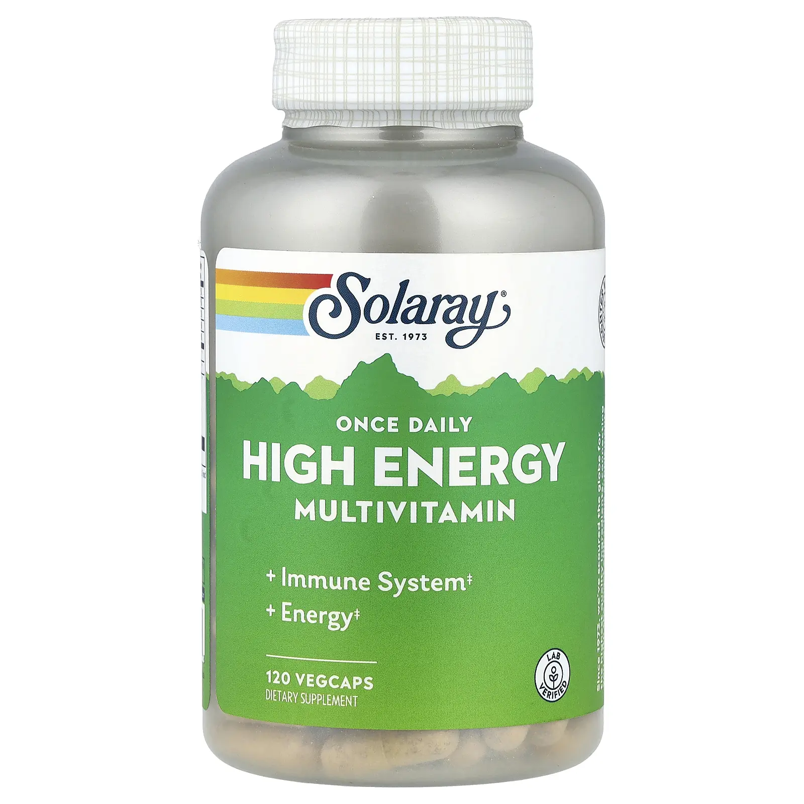 Solaray Once Daily High Energy Multivitamin, 120 VegCaps