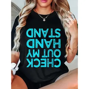 100% Cotton Check Out My Handstand Funny Gymnastics Gift Boys Girls T-Shirt