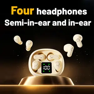 Sleep Earbuds Bluetooth 5.4 in Ear Light-Weight Headphones, Mini Sleep Headphones Small Design for Side Sleepers, 24H Playtime with Charging Case, Clear Calls Earphones