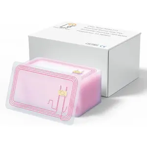 100 count  Card  Tags  Clear Amiibo Cards  Cards Blank Ntag215 Cards  215 Cards Rewritable  Chip Compatible with Amiibo and TagMo for  Phone  Enabled