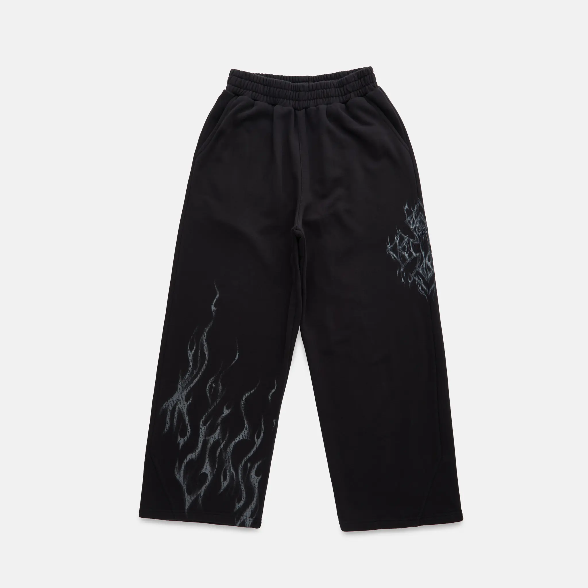 Ghost Sweats Dusk | Controlled Insanity | 450 GSM Wide Leg Sweatpants | Gym Streetwear