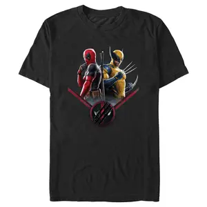 Men's Marvel: Deadpool & Wolverine Team Pose T-Shirt