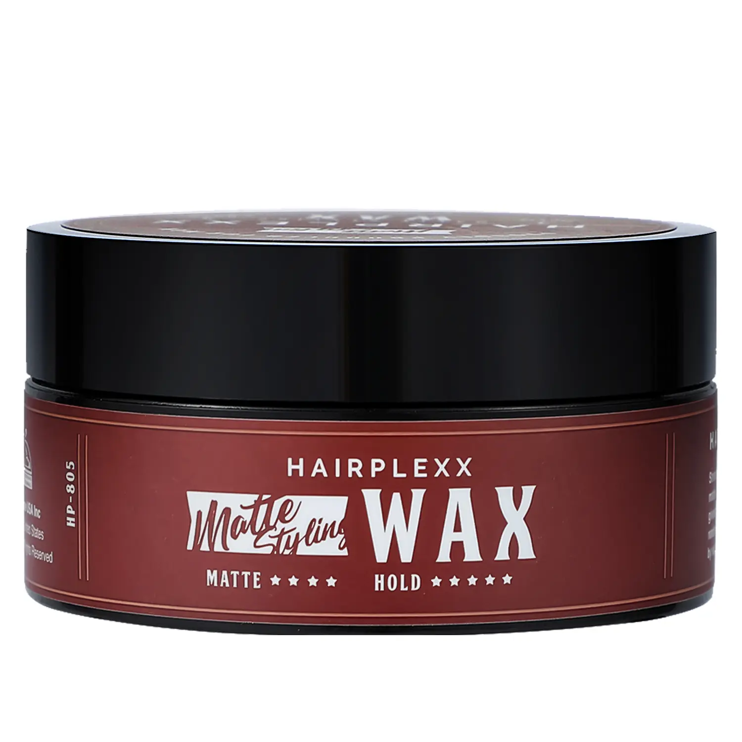 Hairplexx Matte Wax - Strong Hold Haircare Styling Clay, Curl Thickening Cream for Natural Curls & Wavy Hair, Improves Texture, Paraben-Free, 2.7 oz