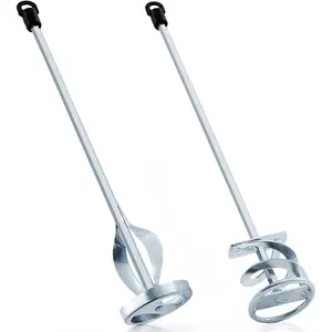 Set of 2  Mixer for Drill Painting Mixer Stirrer Drill Attachment, 15.7" Mixing Paddles and 2.3" Mixing Impeller, Mix 1 to 3 Gallons of , , Concrete, and
