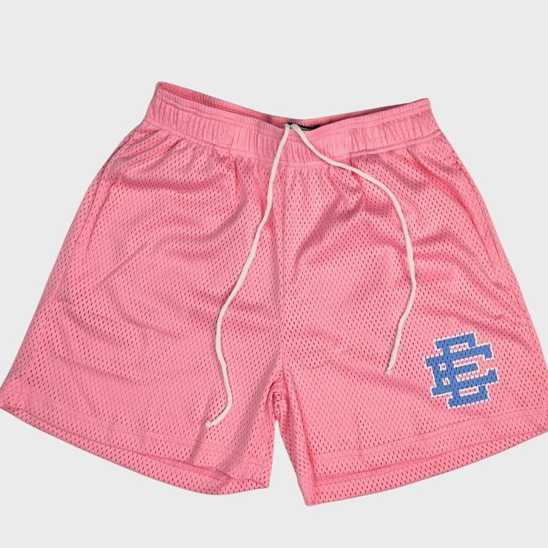 Eric Emanuel EE Basic Mesh Shorts Rose Quartz/Baby Blue [M] New