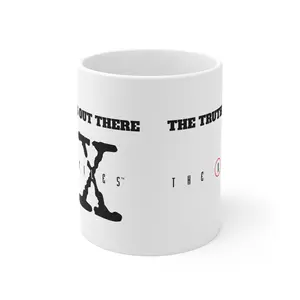 X-Files Inspired 11oz Mug | The Truth is Out There Coffee Cup, Sci-Fi Gift, Alien Lover's Mug, Mulder Scully