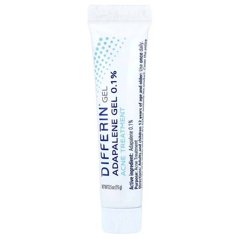 Differin Adapalene Gel 0.1 % Acne Treatment, Fragrance Free, 0.5 oz (15 g) | HSA/FSA Eligible