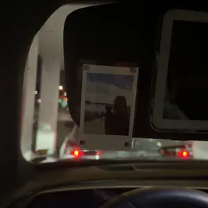 Personalized-Acrylic Car Sun Visor Photo Frame Clip, Wallet Photo Holder, Stylish Automotive Accessory, Unique Gift for Couples, Car Accessories