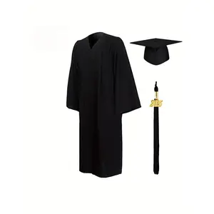 New Style Woven Bachelor's Clothes - Trendy American Adult Graduation Gown & Complete University Degree Clothes Set for All Graduates!