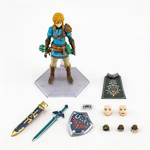 Figma 626 Link & 626-DX Link Action Figure, 2 SKUs Sold Separately, Standard & Deluxe Versions, Fully Articulated Character PVC Model, Interchangeable Faces & Extra Weapon Accessories, Collectible Desktop Display Toy Gift